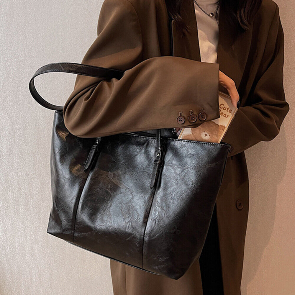 Women Lady Leather Handbag Shoulder Messenger Satchel Tote Crossbody Purse Bag 24Hr Smart